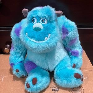 Disney parks official plush SULLEY monsters inc 16" large stuffed character